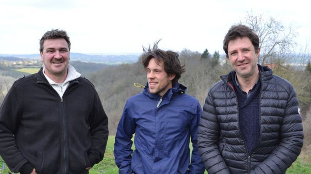 Le 21 février, à Charlas (Haute-Garonne), Jean-Christophe Bady, Tristan Delporte et Pierre Pujos ont présenté leur projet « ovins et grandes cultures », lors d’une rencontre organisée par la Copyc. © F. Jacquemoud
